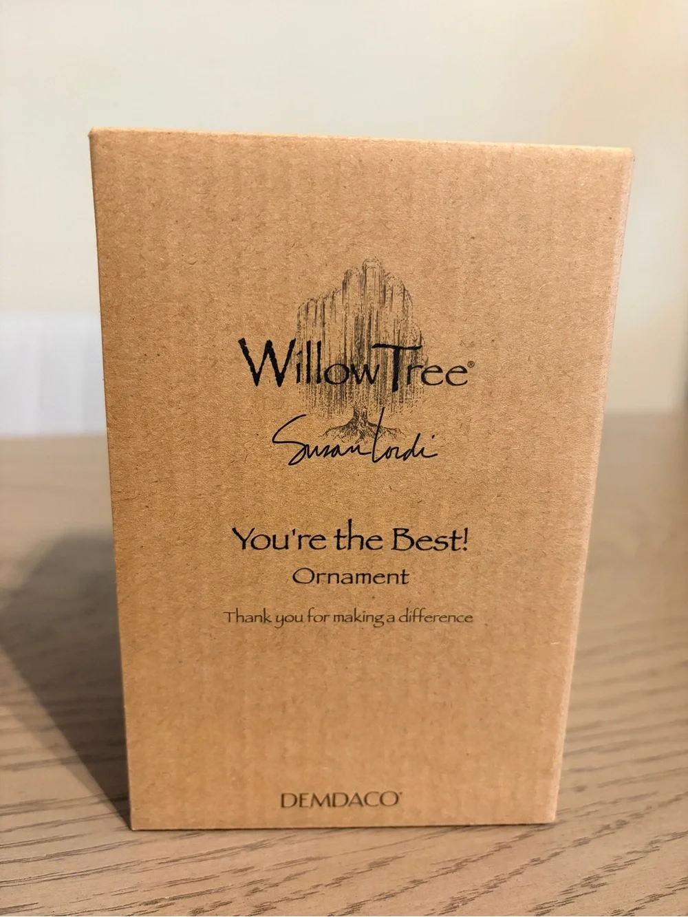 Willow Tree You’re the Best Ornament NIB Brand New